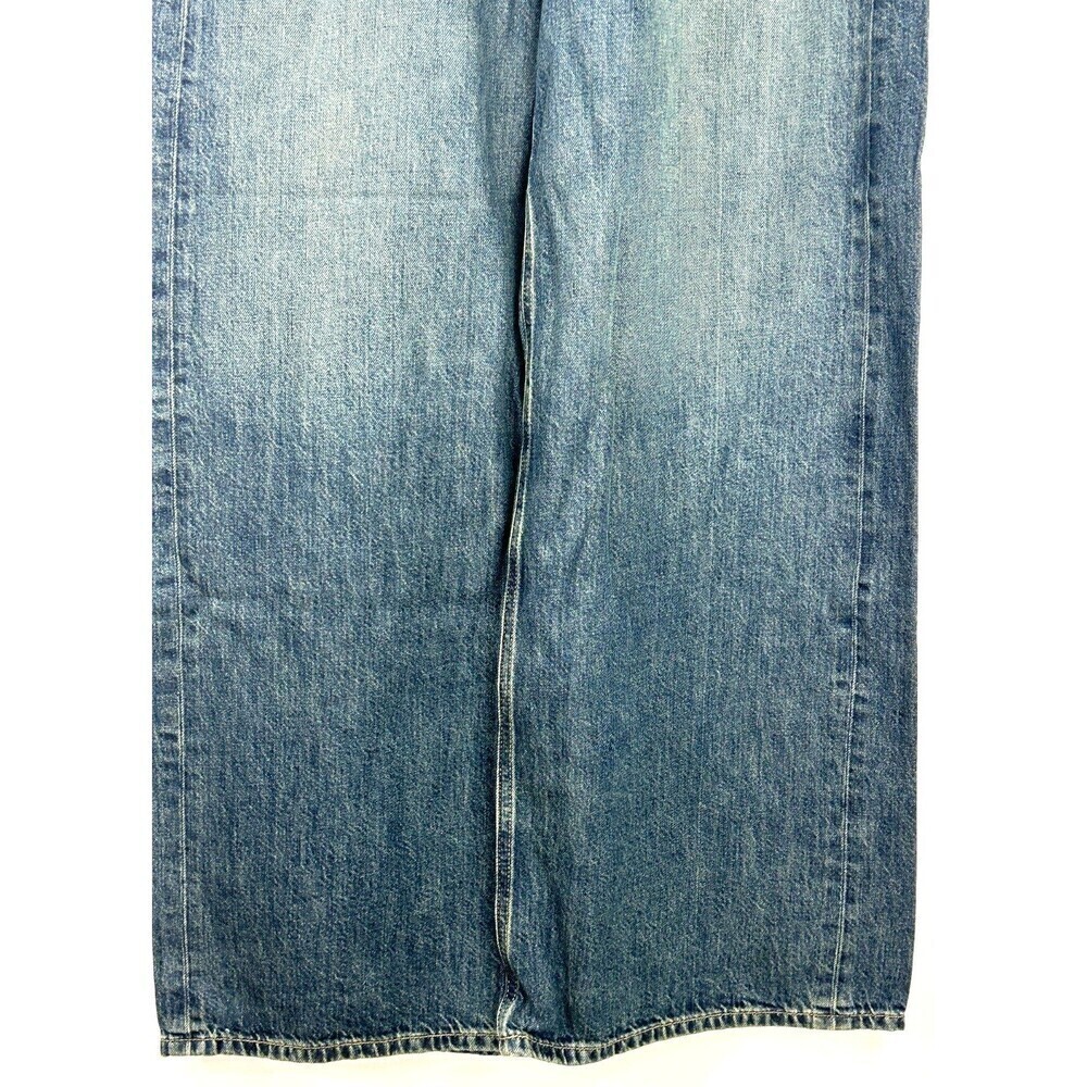 New Anthropologie Etica Women Sz 30 Jeans Marley Ultra High Rise Baggy Terranea - Picture 10 of 12